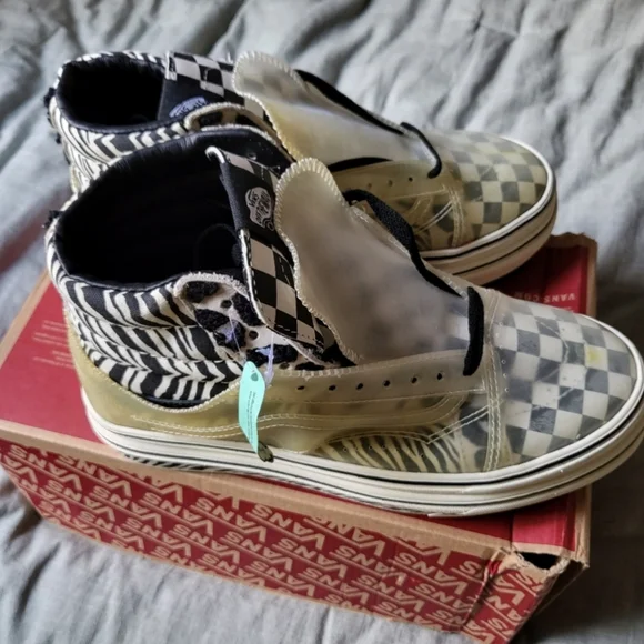 Vans Super Comfycush Sk8 Hi Platform Skool Women Mixed Media 032026 - Picture 9 of 10